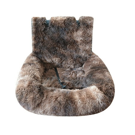 Car Seat Dog Bed for Road Trips Indoor Pet Cushion Removable Cover Comfortable Pad For Small Breeds Travel Essential