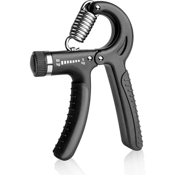 LQQBOX Hand Grip Strengthener,Grip Strength Trainer,11-132 Lbs (5-60kg) Adjustable Resistance Forearm Exerciser Workout for Rehabilitation Athletes Climbers Musicians