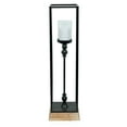 thumbnail image 4 of Alpine Corporation Metal and Glass Decorative Lantern with LED Candle- Large, 4 of 5