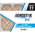 thumbnail image 2 of Aerostar 8x18x1 MERV 11 Pleated Air Filter, 4 Pack, Furnaces Filters, HVAC Filter, Air Conditioners Vent Filter Replacement for Home, 2 of 6
