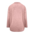 thumbnail image 5 of Texiao Long Sleeve Work Tops For Women, Long Jackets For Women, Red Jackets For Women Trendy, Winter Coats for Women Faux Coat Long Sleeve Button Pockets Coat Fleece Jacket Casual Jackets for Trendy, 5 of 8