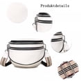 thumbnail image 4 of Bolso bandolera Cinturón ancho para mujer, riñonera Bolso de cuero para mujer, Bolso pequeño con cremallera y correa para el hombro desmontable, Bolso colgante para teléfono móvil para mujer, 4 of 5