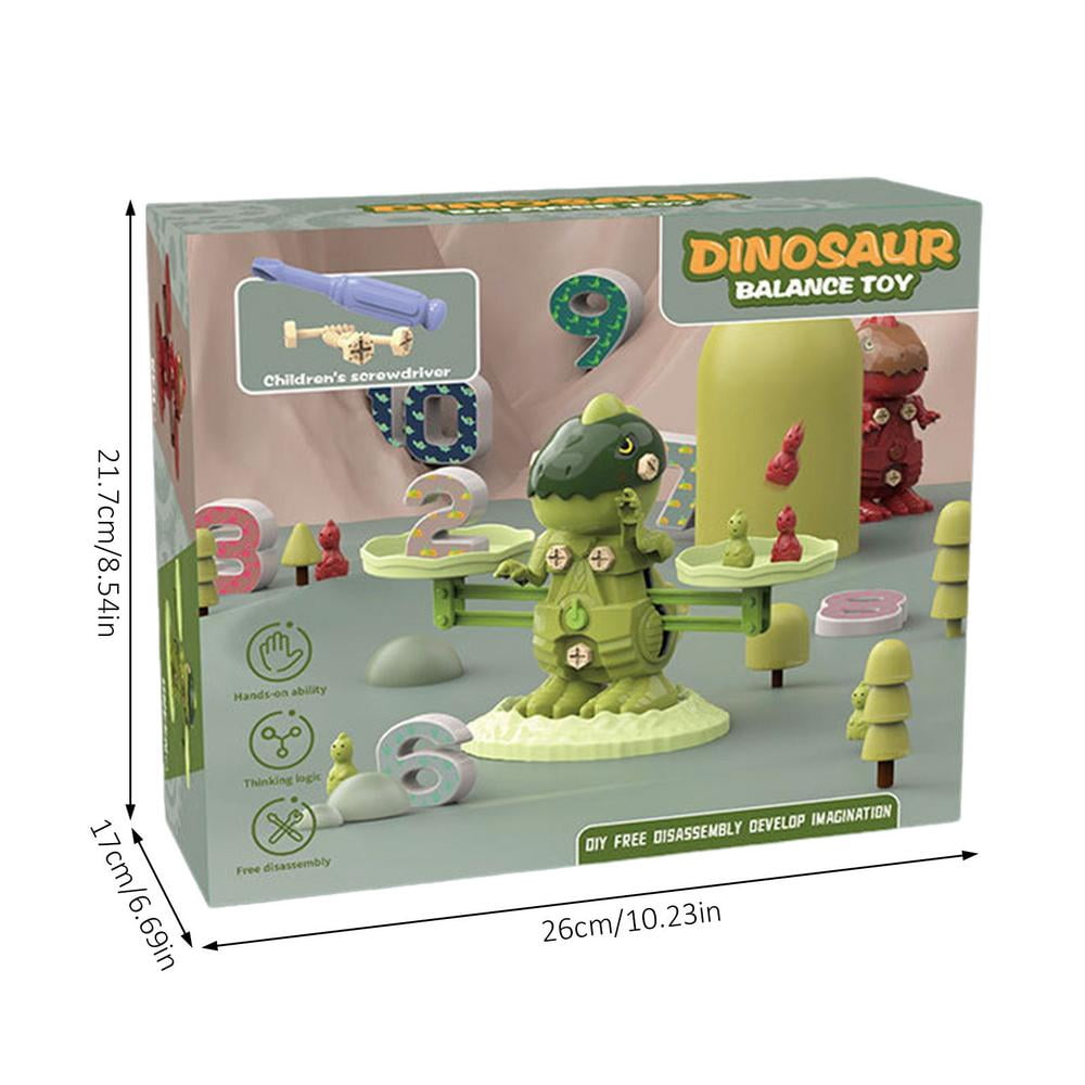 Younar Dinosaur Balance Cool Math Game Math Educational Number Toy STEM  Learning Toys Dinosaur Balance Scale for Kids Children Toddlers physical -  Walmart.com