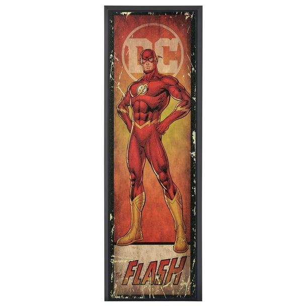 The Flash Dc Comic 8 X 27 Framed Print Wall Art Walmart Com Walmart Com