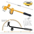 thumbnail image 2 of Move Meuble A Roulette, Furniture Moving Casters, Heavy Furniture Transport Mobile Tool, Max Load 200 Kg/440 Lbs Per (Yellow), 2 of 5