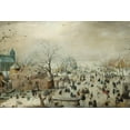thumbnail image 2 of Art.com Winter Landscape with Ice Skaters, Hendrick Avercamp Art Print by Hendrick Avercamp, 18" x 12", 2 of 4