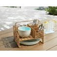 Better Homes & Gardens Alameda Resin Rattan AllinOne Serving Caddy