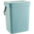 thumbnail image 1 of 3L Wall-Mounted Kitchen Compost Bin with Flip-Top Design, Safe and Durable, Prevents Bag Falling Off, Portable and Easy to Use, with Wall-Mounted Design, for Bathroom Kitchen, 1 of 7