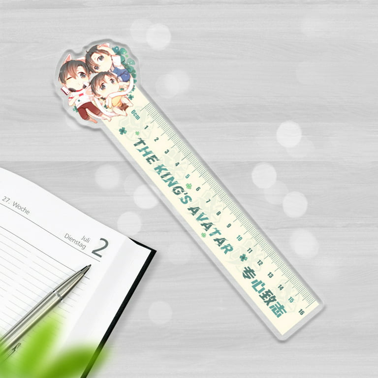 Ruler With Blue or Pink Star Stationery Gift for Kids Ruler for Boys or  Girls 