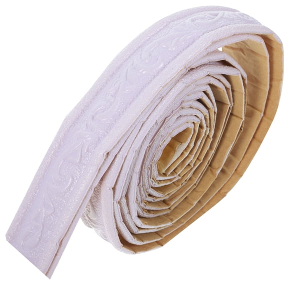 UPGRATOR 2 Rolls Wall Decoration Molding Trim Lavender 90.39X1.77X0.20in Self Adhesive Design For Homeowners