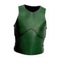 thumbnail image 2 of de pecho Fancy Dress Up PU Leather Vest para favores de fiesta Carnival Festive Verde, 2 of 8