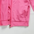 thumbnail image 7 of newwalpole Boys Girls Zipper Sweatshirt Youth Solid Classic Hoodies Soft Full Zip Hooded Sweatshirts for Teens Kids Unisex Hot Pink for Size 2-3 Years, 7 of 7