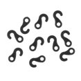thumbnail image 1 of Guardoinrt 10Pcs Bungee Cord Hooks Elastic Rope Hook solid construction,and is durable for Outdoor Uses Kayak Canopy Tarp, 1 of 1
