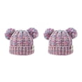 thumbnail image 1 of Guardurnaity Sombrero Fluffy Pompoms Balls Headgear Good Warmth Retention Caps para niños Type6 NO6, 1 of 6