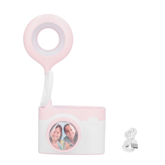 Luz Nocturna, Lámpara De Lectura De Luz Suave LED Recargable Por USB Brillo Continuo Multifuncional Para Halloween Para Navidad Para Cumpleaños ANGGREK Rosa