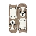 thumbnail image 2 of Wrapables® Novelty Animal Print Crew Socks (Set of 5), Adorable Puppy Face, 2 of 4