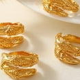 thumbnail image 6 of AOOOWER Elegant Snake Inspired Rings In Long Lasting Gold/Steel Tone for Parties Dates, 6 of 14