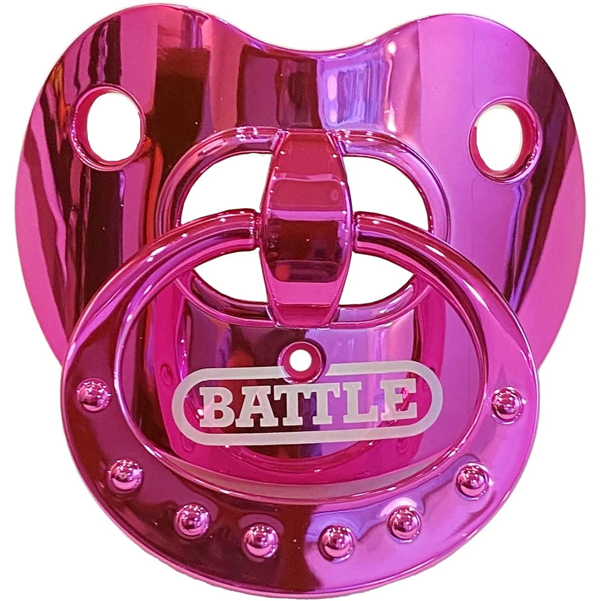 Battle Sports Science Binky Oxygen Lip Protector Mouthguard Orange/White 