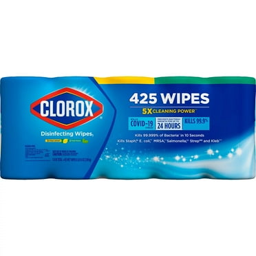 Clorox Disinfecting Bleach-Free Cleaning Wipes, Variety Pack (85 wipes/pk., 5 pk.)