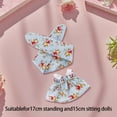 thumbnail image 3 of HUASHENG Ensemble Robe Mignonne et Bandeau avec Nœud pour Tenue Kawaii Joyeuse de 17cm avec Style Ensoleillé, 3 of 9