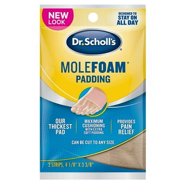 Dr. Scholl's Molefoam Padding, Men's and Women's, 2 Ct