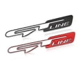 thumbnail image 5 of 3D Metal Black Chrome Red Logo Emblem Car Badge for Kia GT Line Fender Decal Sticker, 5 of 5