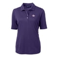 thumbnail image 2 of Women's Cutter & Buck Purple TCU Horned Frogs Team Virtue Eco Pique Recycled Polo, 2 of 3