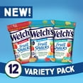 thumbnail image 2 of Welch�s Fruit Snacks, Variety Pack With Mixed Fruit, Strawberry & Island Fruits, Gluten Free, Bulk Pack, 5oz (Pack of 12), 2 of 6