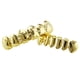 thumbnail image 5 of Parrillas de dientes de punk rock Parrilla de dientes con joyería de ajuste personalizado de hoja de arce tallada - Oro Hugo Parrillas chapadas en oro de 18 quilates, 5 of 8