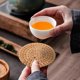thumbnail image 4 of 6Pcs/ Drink Coasters Set For Kungfu Tea Accessories Round Tableware Placemat Dish Mat Rattan Weave C, 4 of 5