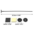 thumbnail image 3 of Unique Bargains Universal Car Electric Radiator Fan Mounting Kit Cooling Fans Tie Strap Pads Assembly, 3 of 6