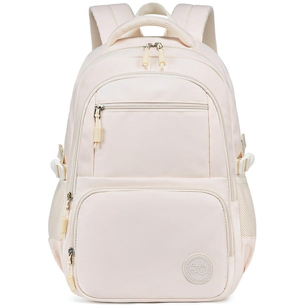Mochila Bluboon Beige 30x15x44 cm Resistente al Agua para Niñas
