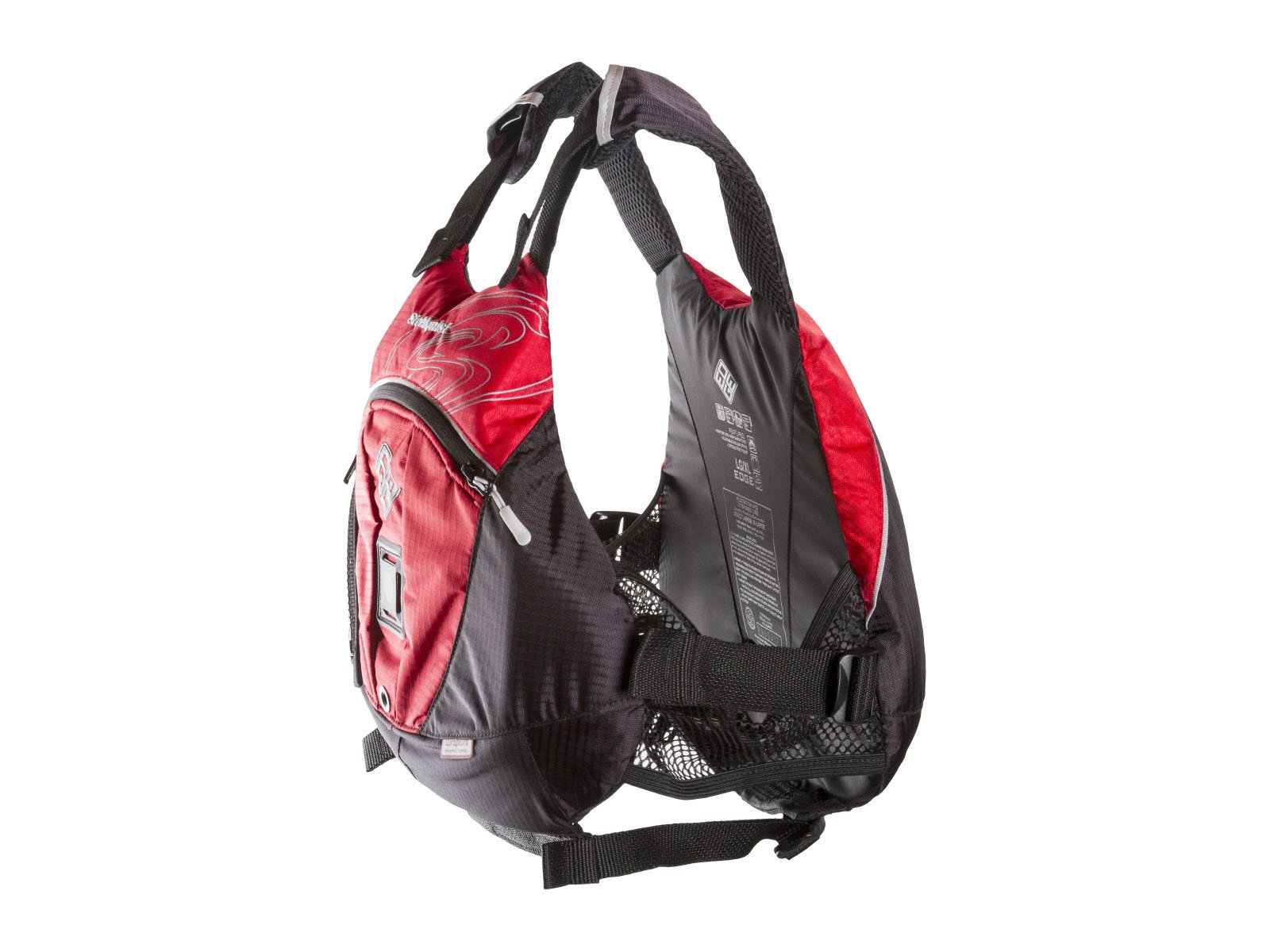 Stohlquist Men's Edge Lifejacket (PFD) Red XX-Large (46in - 52in