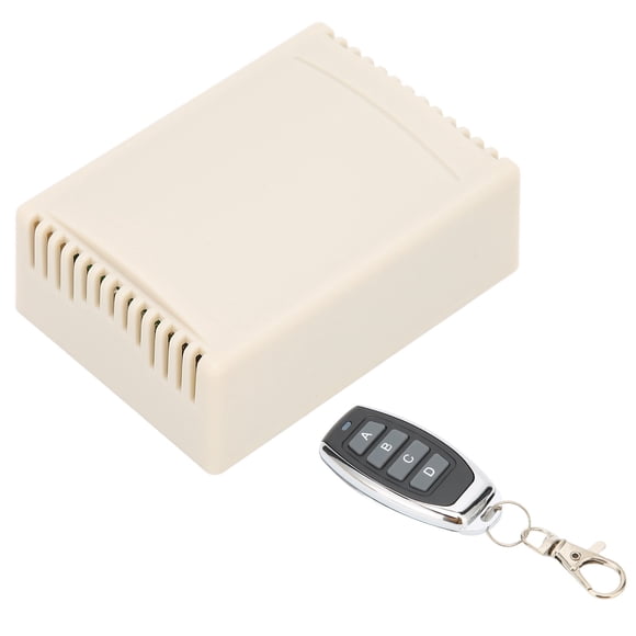 Control remoto inalámbrico 433 MHz 10A 4 canales RF Control remoto Interruptor de relé para puerta eléctrica Control industrial 12V