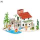 thumbnail image 2 of Gwong Juguete 4pcs / set Puzzle Toy Fine Workmanship Concentración Capacidad fácil de instalar niños Casa 3D Jigsaw Regalo de cumpleaños Gwong 30012071, 2 of 6