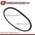 thumbnail image 4 of Correa de transmisión Unique Bargains para Yamaha VITY125 CYGNUS125 AXIS125 V-Belt No.5NWE76410000, 4 of 7