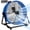Blue, variant on 24"Industrial Fan High Velocity,Portable 24"Industrial Fan High Velocity,Portable Floor Fan with 3-Speed up to 8000CFM, Floor Fan Equipped Handle & Wheels, Ideal for Home, Garage, Indoor/Outdoor Use