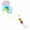 Blue, variant on Interactive Hanging Door Cat Toy, USB Rechargeable Electric Bird Teaser for Indoor Cats, Self Play Exercise Toy for Boredom Relief, Pink