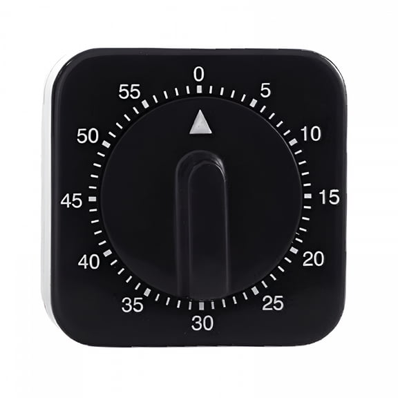 GJX Kitchen Countdown Timer Magnetic 60 Minutes Wind Up Mechanical Timer Plastic for Home Baking Cooking Oven Easy Operation