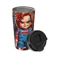 thumbnail image 2 of Saiise Chucky Print Travel Coffee Mug 16oz,Insulated Coffee Mug to Go,Reusable Coffee Travel Mug with Seal Lid,Vacuum Stainless Steel Coffee Cups for Hot/Ice Coffee Tea, 2 of 8