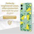 thumbnail image 2 of Case Yard iPhone-12-Mini Case Clear Soft & Flexible TPU Ultra Low Profile Slim Fit Thin Shockproof Transparent Bumper Protective Cover Drop Protective Cell Phone Cases (Lemons), 2 of 8