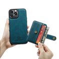 thumbnail image 6 of SaniMore for iPhone 14 Pro 6.1" Magnetic Clasp Detachable Wallet Case, Premium PU Leather Case with Card Slot Shockproof Protective Case for iPhone 14 Pro Women Men, Blue, 6 of 8