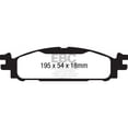 thumbnail image 2 of EBC For Lincoln MKS 2011 2012 Front Brake Pads 2.0 Turbo 2WD Yellowstuff | DP41873R, 2 of 4
