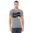 thumbnail image 2 of Spooky Season Halloween Shirt Cute Ghost Costume Unisex Men's T-shirt, M, H. Grey, 2 of 6