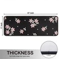 thumbnail image 5 of Kitchen Rugs Sets Of 2,Pioneer Flower Floral Print Pattern Anti Fatigue Kitchen Mat Rugs Non Slip Washable,Decorative Kitchen Floor Mats for Kitchen,Sink,Laundry,17"x47"+17"x47", 5 of 5