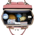 thumbnail image 3 of Diaper Bag Backpack, Multifunction Travel Baby Nappy Changing Bags, Tote Bags for Baby Care, Large Capacity, Stylish and Durable (Pink), 3 of 4