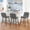 Gray, variant on Carolayne 24”H Bar Stools Set of 3, Double-Layer Upholstered, for Home Kitchen, Gray