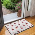 thumbnail image 2 of White Christmas Santa Pattern Door Rugs,Washable Non Slip Door Mats Indoor,Decorative Door Mats,Entry Mat Indoor for Entrance,Bedroom,Kitchen,Bathroom,30"x17", 2 of 6