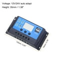 thumbnail image 2 of 30A PWM Solar Charge Controller 12V/24V Solar Battery Panel Controller Auto Parameter Charger Regulator 1Pcs, 2 of 6