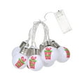 thumbnail image 1 of Christmas Gift Pattern  Bulb  6.5FT 10LED Decorative Fairy   Hanging   On  Mode for Festivals Easter Carnival Parties, 1 of 7